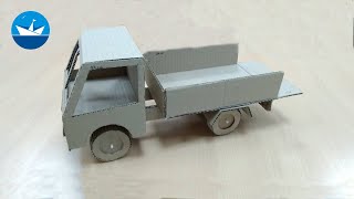 Грузовик из картона/Truck made of cardboard/DIY