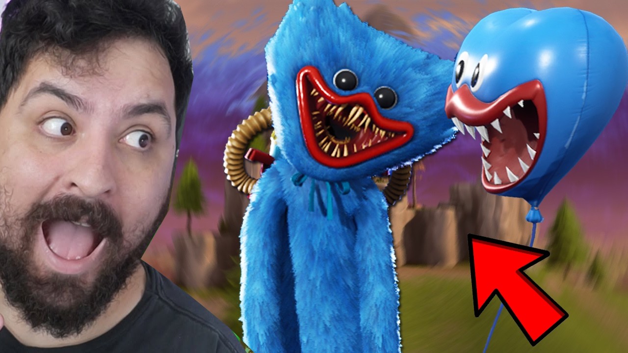 JOGANDO com O NOVO HUGGY WUGGY NO FORNITE... INCRÍVEL !!