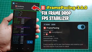 Plugin FRAME PACING V3.0🎮 Fix Frame Drop and stabilize your fps