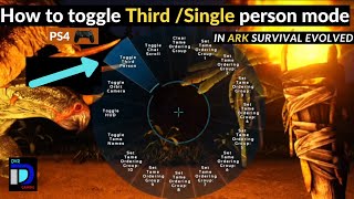 (PS4) How to toggle third/single person in Ark Survival Evolved
