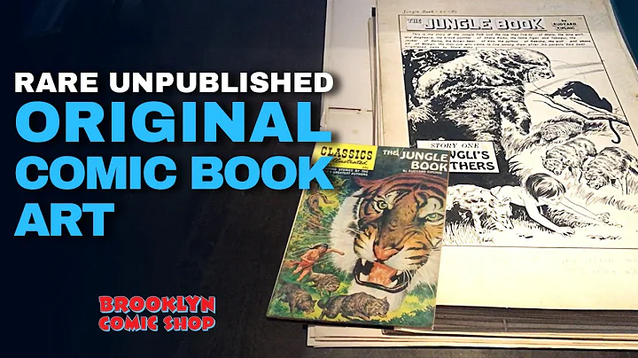 Unpublished Original Comic Artwork Jungle Book 196...