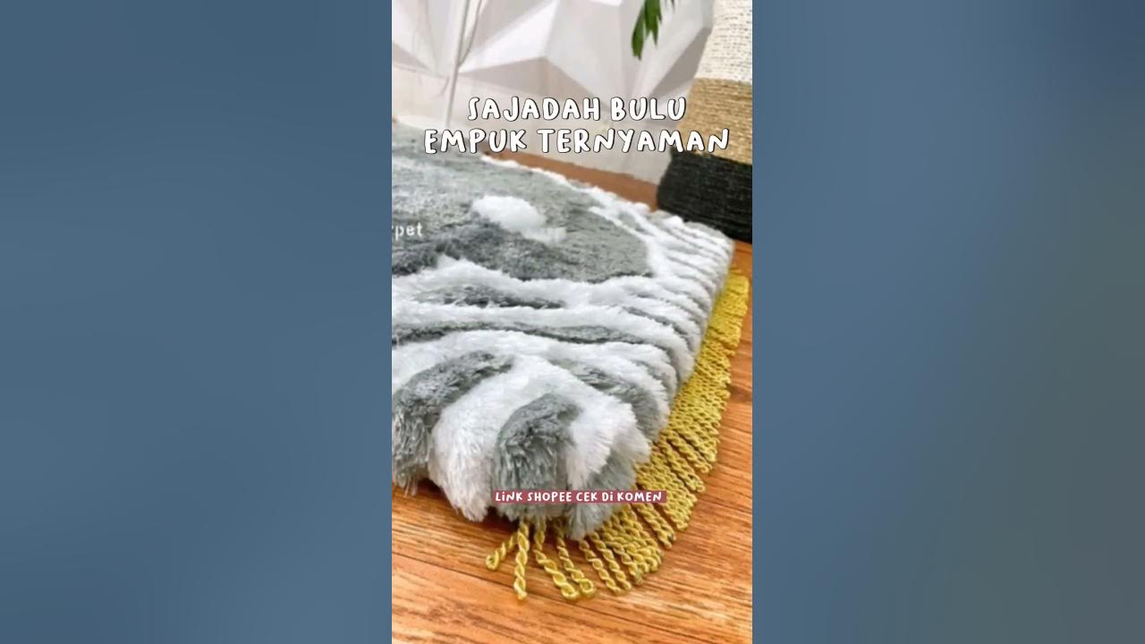 Rekomendasi sajadah bulu super empuk biar sholat makin nyaman