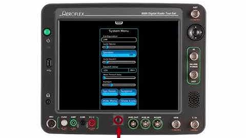How to Get the Most out of Your Aeroflex 8800SX Digital Radio Test Set