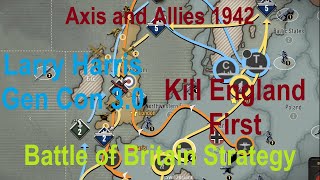 Axis and Allies 1942 Online (Larry Harris Gen Con 3.0) - Kill ENGLAND First