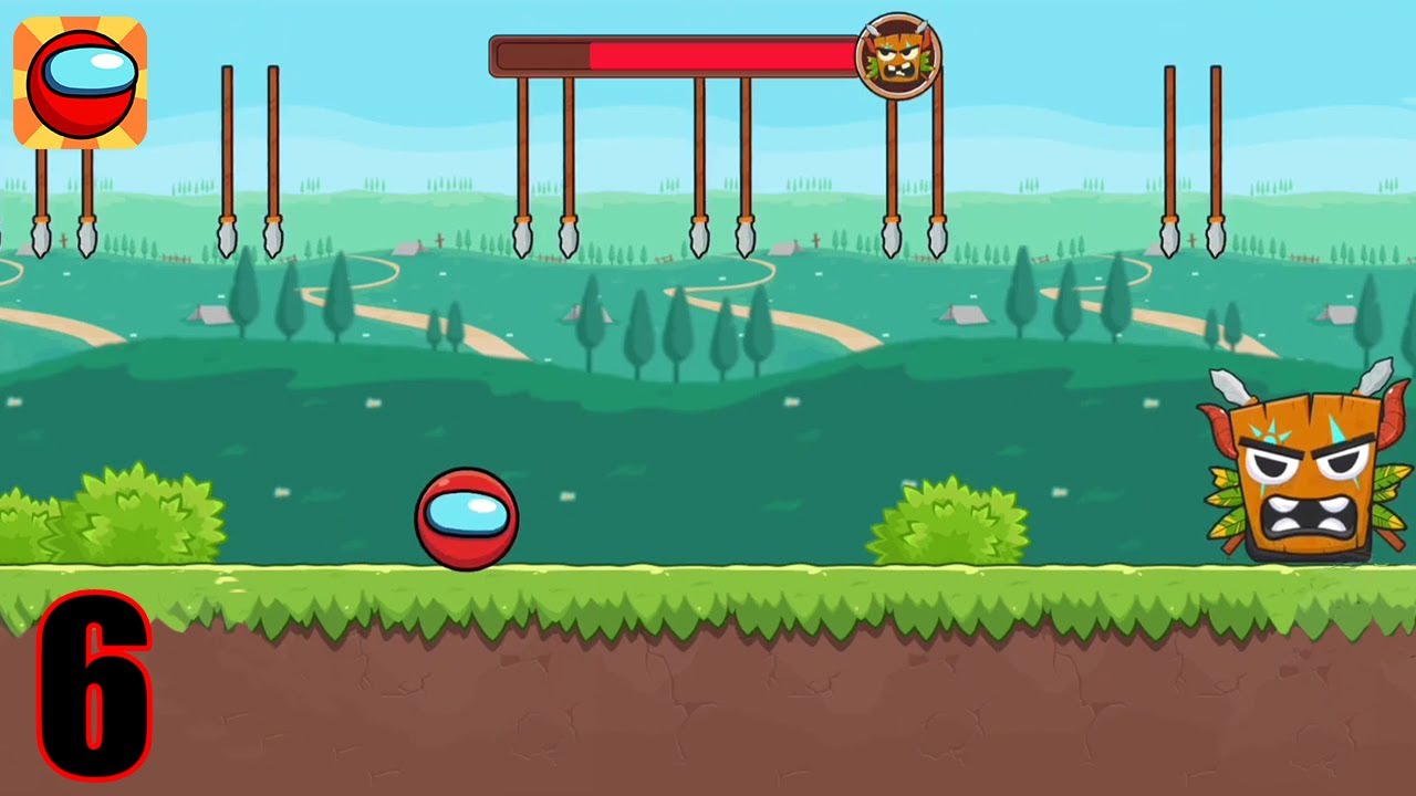 Bounce Ball 6: Red Bounce Ball Hero Gameplay Part 6 Level 76 to Level 90