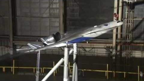 X-48C Test in Wind Tunnel