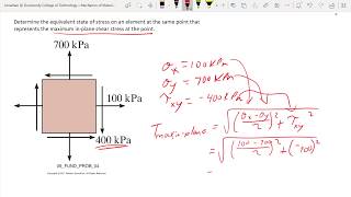 MENG2240 Mechanics of Materials Hibbeler Fundamental Problem F9 4