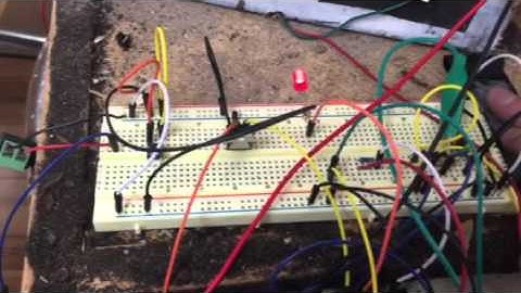 Random blink with velostat