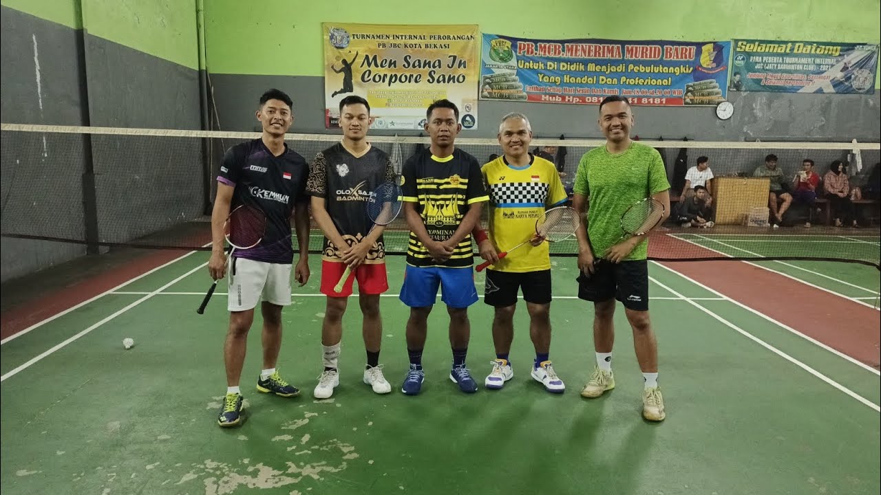 Friendly Match Badminton NadoMd - Mahfud KEMHUN BC vs Faisal - Latif JBC, lawannya bos sendri 😎😎