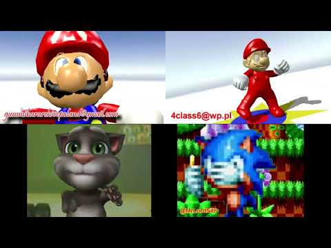 4 Gummy Bears (2 Marios And Talking Tom Sonic)