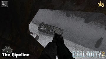 The Pipeline | Call of Duty 2 Part 4 | HD Textures Mod | #cod #cod2 #redarmy