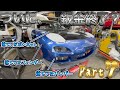 【RX-7】フレーム修理を終えてパーツを仮組みしたらやっとFDの原型が見えてきた！！【Part7】Mazda RX-7 FD3Sレストア計画！