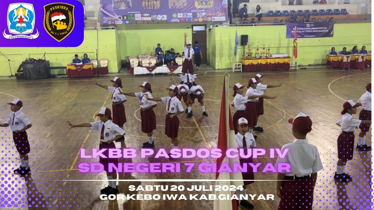 NO.UNDI 10 SD NEGERI 7 GIANYAR LKBB PASDOS CUP IV #PASKIBRADOSMAN