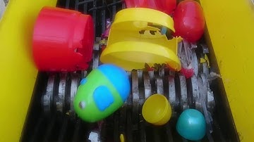 Shredding Machine! Crushing Hard and Soft Things with Shredder! Oddly satisfying