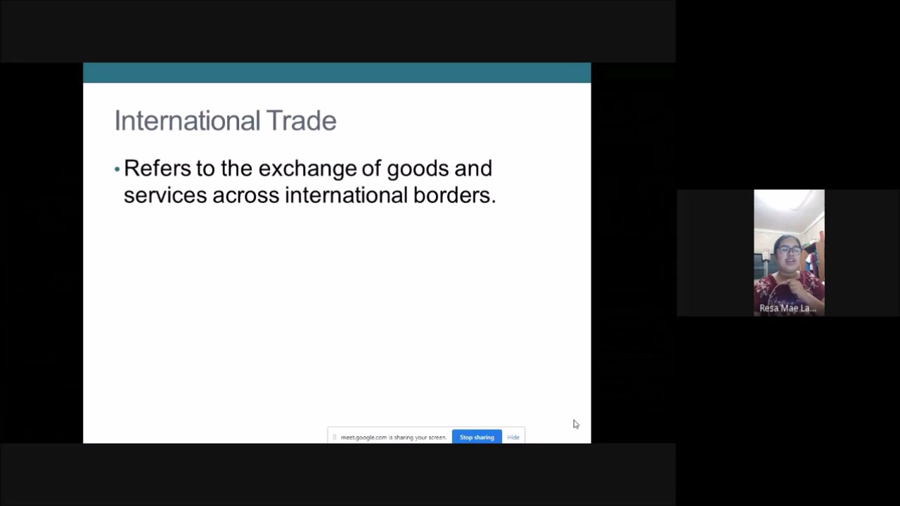 ECON 11- INTRODUCTION TO INTERNATIONAL TRADE