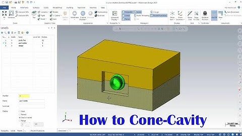 How to Create Core-Cavity - mold _ Mastercam