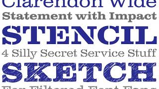 Clarendon Wide Font Download