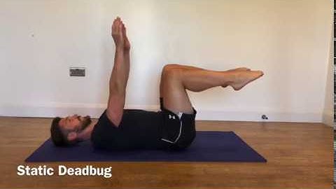 Static Dead Bug - Chiropractor Cheltenham - Skelian Chiropractic