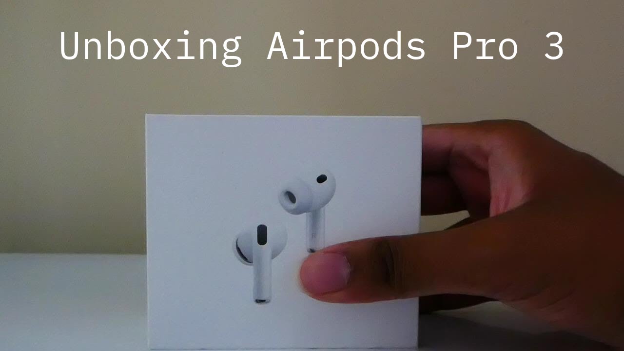 Unboxing the Brand New Apple Airpods Pro 3 & First Impressions
