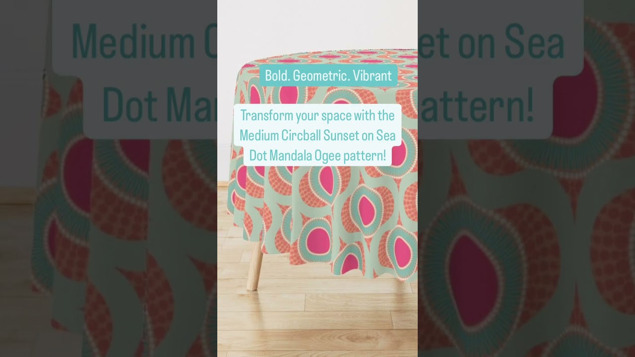 Bold Mandala Ogee Pattern | Fabric, Wallpaper & Home Decor on Spoonflower