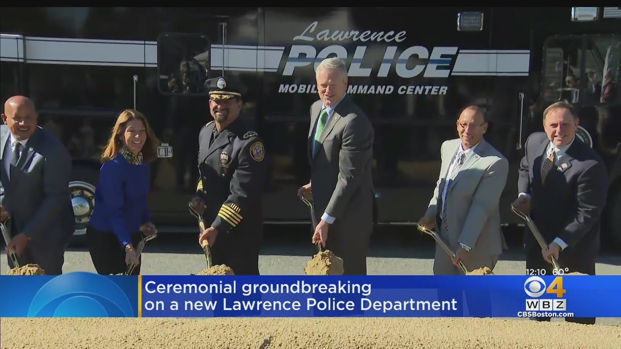 Lawrence breaks ground on new police station - YouTube