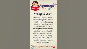 English Story | My English Study | Learn English Through Story