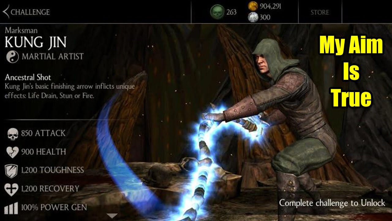 Marksman Kung Jin Elder Challenge All Boss Fights + Reward | MK Mobile