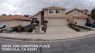 Rental Property in Temecula: Jon Christian Place by Property Management in Temecula
