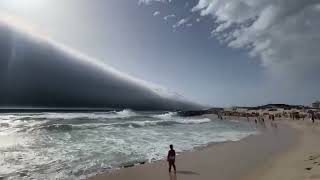 A ‘Tsunami’ Cloud Approaching The Coast Of Portugal (High Quality).