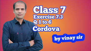 Exercise 7.3 algebraic expressions | class 7 CORDOVA solutions | @vinaysir2680 | class 7 maths