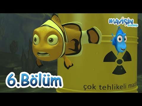 🐟 Mavişin Dünyası 6. Bölüm 🐟 Büyük Tehlike: Deniz Kirliliği! ( Çizgi Film )