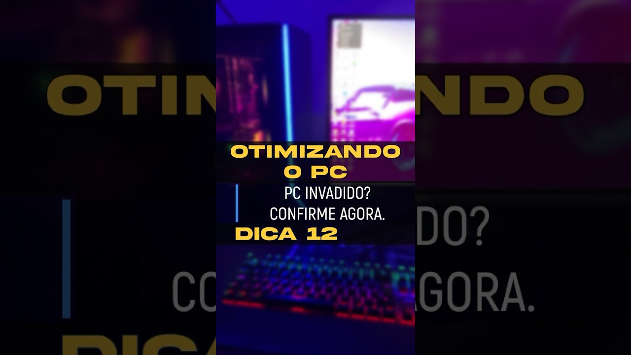 Como otimizar o pc e acabar com travadas! Saber se foi hackeado! 
