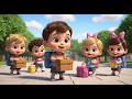 School Time Happy Path 🎒 | Back to School Song for Kids | Fun Preschool Learning Adventure
