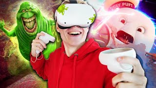 Become A GHOSTBUSTER in VIRTUAL REALITY! | Ghostbusters VR (Oculus Meta Quest 2)