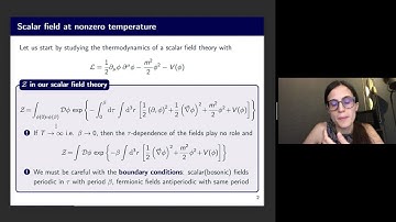 Nonzero Temperature and Density QCD (Francesca Cuteri): Lecture 1b