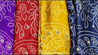 Silk Of Tulsa is live (13-8-2026). Bandhani saree special live.