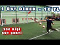 HALI SAHA'DA PARA DAĞITMAK (1 ÜST DİREK = 10 TL)*Crossbar Challenge*