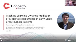 ML Dynamic Prediction of Metastatic Recurrence in Early-Stage Breast Cancer, ASCO 2020, ConcertAI