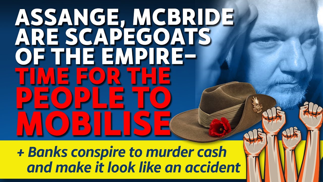 ⁣CITIZENS REPORT 27/3/2024 - Assange, McBride are scapegoats / Banks conspire to murder cash