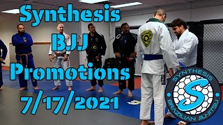 Synthesis BJJ Belt Promotions with Robson Moura 7/17/2021