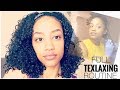 How To Relax Curly Hair | Texlaxing At Home