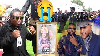 WERRASON na BLAISE BULA en LARME  GOLF DIKANDO devant CERCUEIL DE SA FEMME