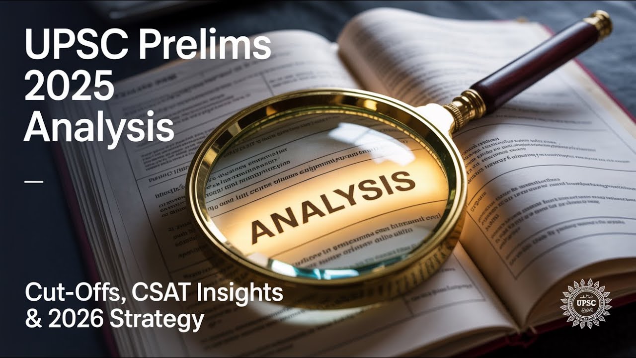 UPSC Prelims 2025 Analysis: Cut-Offs, CSAT Insights & Strategy for 2026 ...