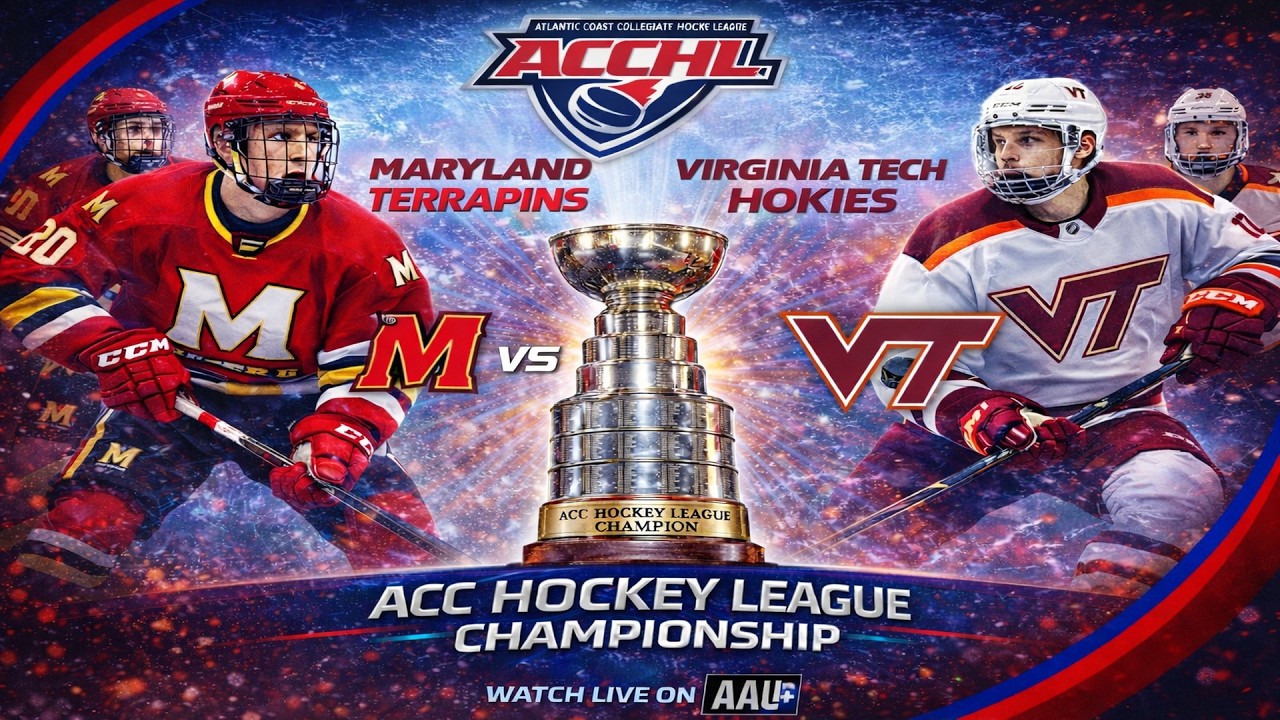 MARYLAND TERRAPINS VS. VIRGINIA TECH HOKIES | ACC HOCKEY MEN'S DIV. II PREMIER CHAMPIONSHIP