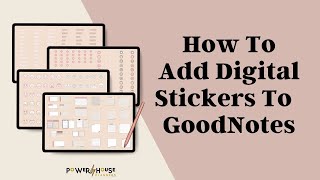 How To Add Stickers To GoodNotes 5 | 3 Ways To Insert Digital Stickers In GoodNotes Digital Planner screenshot 5