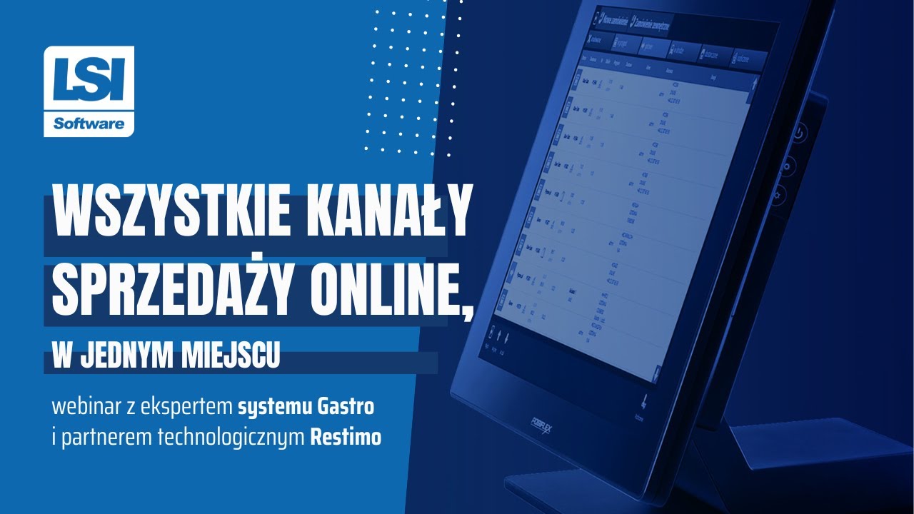 Wszystkie kanały sprzedaży w jednym miejscu - Webinar Gastro x Restimo