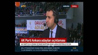AK PARTİ ANKARA ADAYLARI AÇIKLAMA TÖRENİ ÖZEL YAYIN - NTV (01.01.2019)