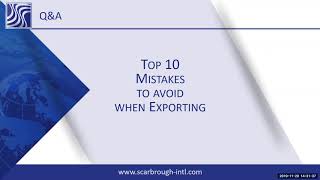 Why do we receive SLI requests on routed transactions? Export Mistakes