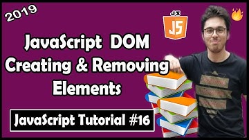 Creating, Removing & Replacing Elements | JavaScript Tutorial In Hindi #16