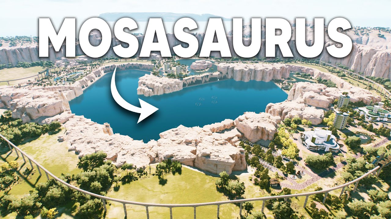 Gue Bikin Habitat "MOSASAURUS" dinosaurus Era LATE CRETACEOUS -JURASSIC WORLD EVOLUTION 3  🇮🇩